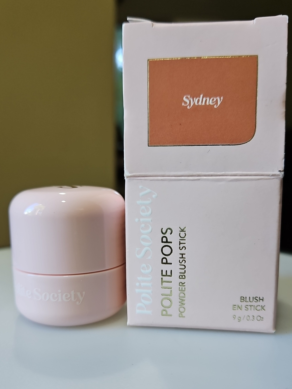 Polite Pops Powder Blush Stick — Sydney Peach